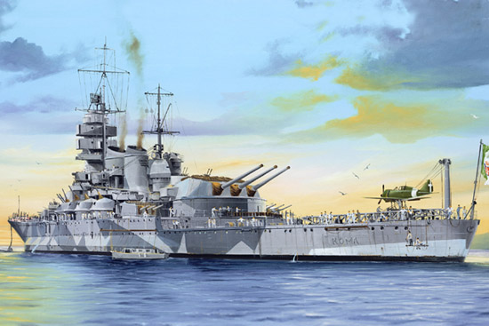 1/350 Italian Navy Battleship RN Roma - Click Image to Close