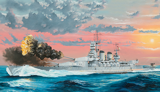 1/350 Italian Navy Battleship RN Littorio 1941 - Click Image to Close