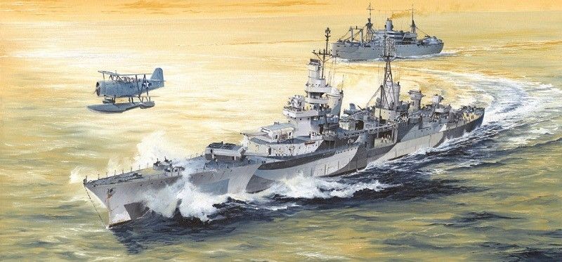 1/350 USS Indianapolis CA-35 1944, Portland Class Heavy Cruiser - Click Image to Close