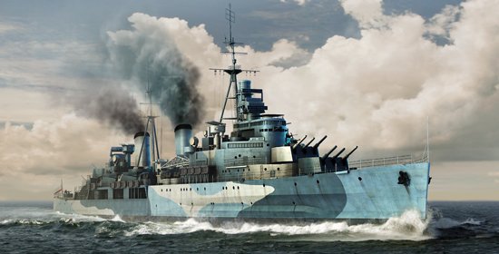 1/350 HMS Belfast Cruiser 1942 - Click Image to Close