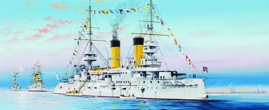 1/350 Russian Navy Tsesarevich Battleship 1904 - Click Image to Close