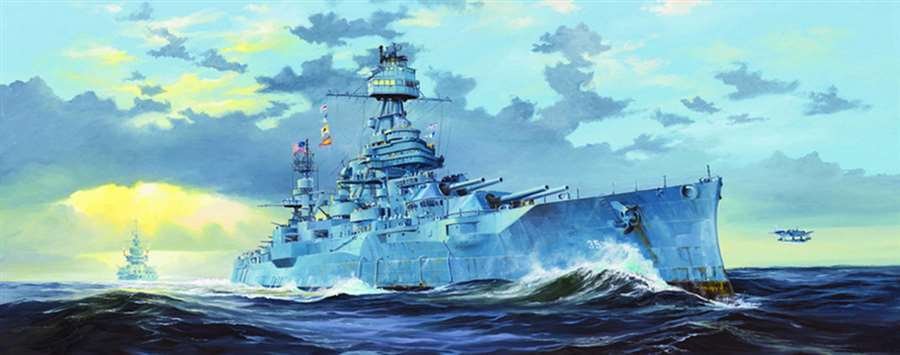 1/350 USS Texas BB-35, New York Class Battleship - Click Image to Close