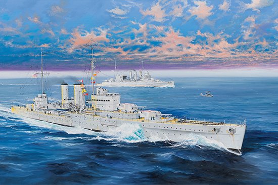 1/350 HMS Exeter Heavy Cruiser - Click Image to Close