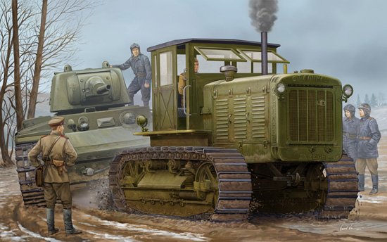 1/35 Russian ChTZ S-65 Tractor with Cab - Click Image to Close