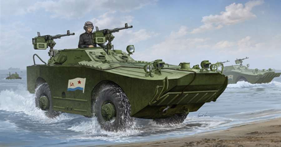 1/35 Russian BRDM-1 Amphibious Armored Scout Car - Click Image to Close