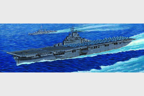 1/350 USS Aircraft Carrier CV-9 Essex 1943 - Click Image to Close