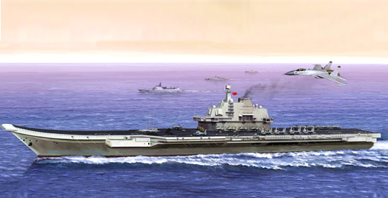 1/350 Chinese PLA Navy "LiaoNing" Aircraft Carrier - Click Image to Close