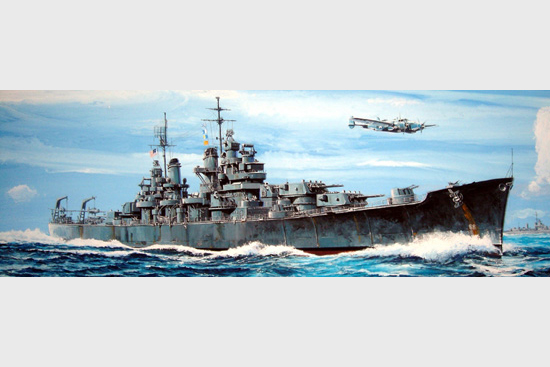 1/700 USS Heavy Cruiser CA-68 Baltimore 1943 - Click Image to Close