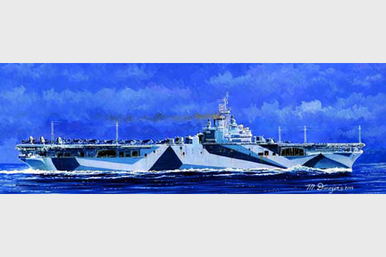 1/700 USS Aircraft Carrier CV-14 Ticonderoga - Click Image to Close