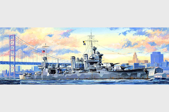 1/700 USS Heavy Cruiser CA-39 Quincy - Click Image to Close