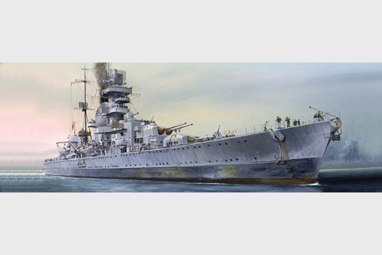 1/700 German Heavy Cruiser Prinz Eugen 1945 - Click Image to Close