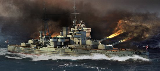 1/700 HMS Queen Elizabeth 1941, Queen Elizabeth Class Battleship - Click Image to Close