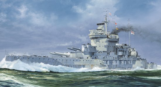 1/700 HMS Warspite Battleship 1942 - Click Image to Close