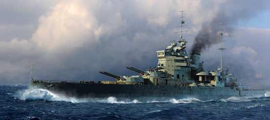 1/700 HMS Valiant 1939, Queen Elizabeth Class Battleship - Click Image to Close