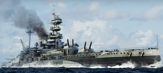 1/700 HMS Malaya 1943, Queen Elizabeth Class Battleship - Click Image to Close