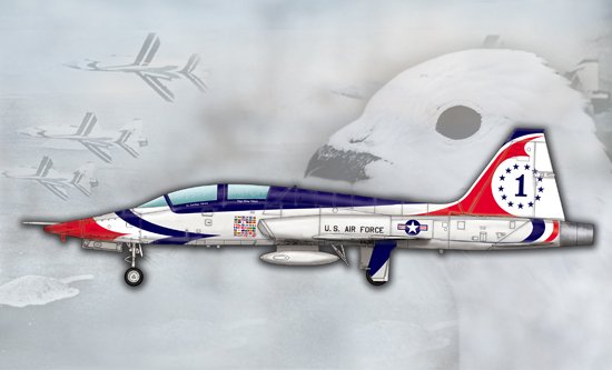 1/48 US T-38A Talon "Thunderbird" - Click Image to Close