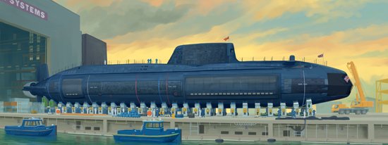 1/144 HMS Astute Class Submarines - Click Image to Close