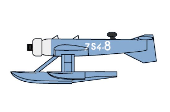 1/350 Besson MB411 Seaplane - Click Image to Close