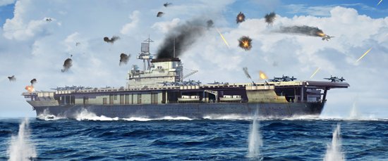 1/700 USS Yorktown CV-5 Aircraft Carrier - Click Image to Close