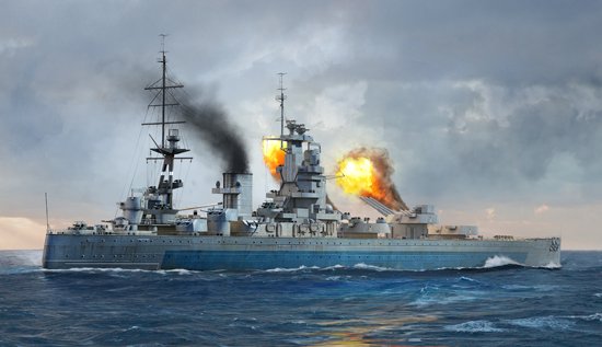 1/700 HMS Nelson Battleship 1944 - Click Image to Close