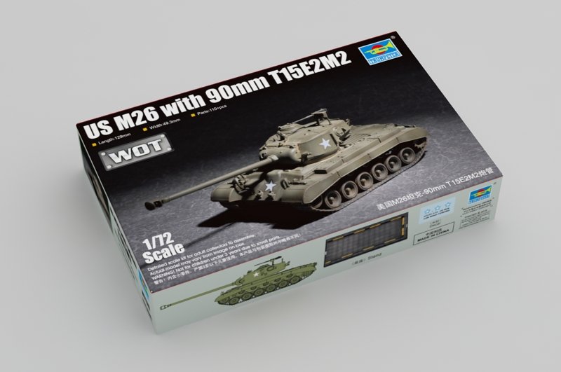 1/72 US M26 with 90mm T15E2M2 - Click Image to Close