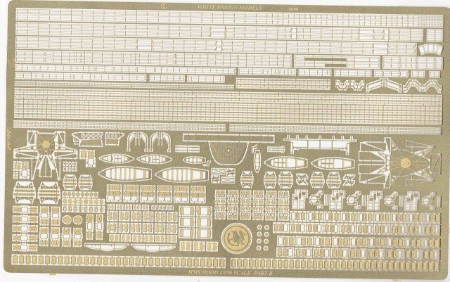 1/350 HMS Hood Detail Up Etching Parts for Trumpeter - Click Image to Close