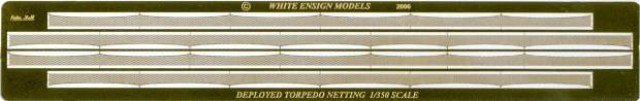 1/350 German Konig Class Battleship Torpedo Nets - Click Image to Close