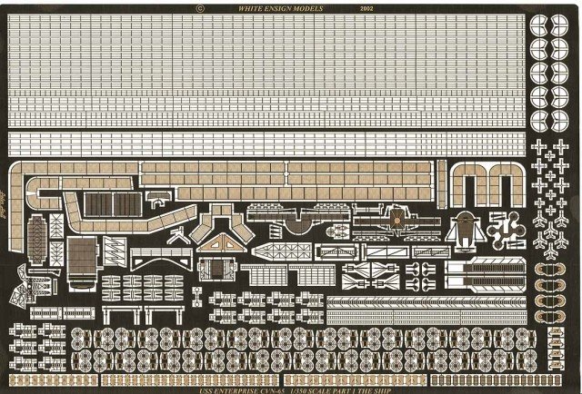 1/350 USS Enterprise CVN-65 Detail Up Etching Parts for Tamiya - Click Image to Close