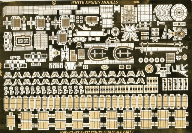 1/350 USS Missouri BB-63 Detail Up Parts for Tamiya/Trumpeter - Click Image to Close