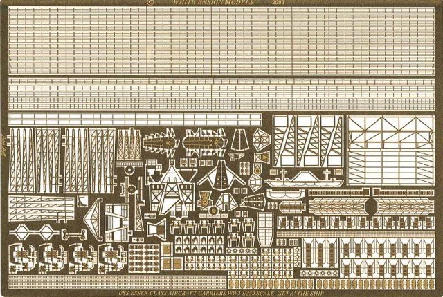 1/350 USS Essex CV-9 Detail Up Etching Parts for Trumpeter - Click Image to Close