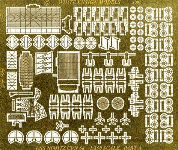 1/350 USS Nimitz CVN-68 Detail Up Etching Parts for Trumpeter - Click Image to Close