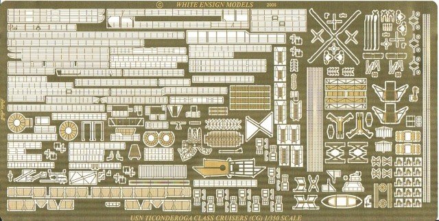 1/350 USS Ticonderoga Class Cruiser Detail Up Etching Parts - Click Image to Close