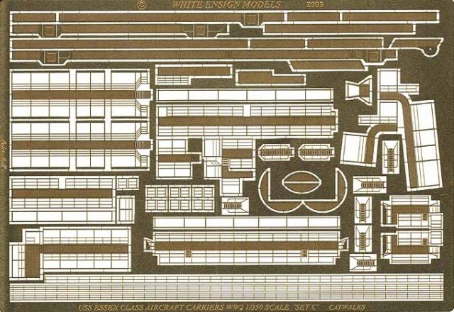 1/350 USS Essex Perforated Catwalks for Trumpeter - Click Image to Close