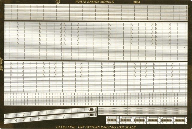 1/350 Extra Fine USN Rails - Click Image to Close