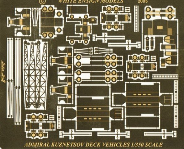 1/350 Modern Russian Carrier Deck Equipment - Click Image to Close