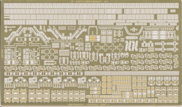 1/350 HMS Warspite Detail Up Etching Parts for Academy - Click Image to Close