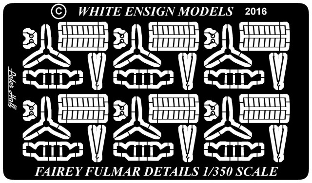 1/350 Fairey Fulmar Detail Parts - Click Image to Close