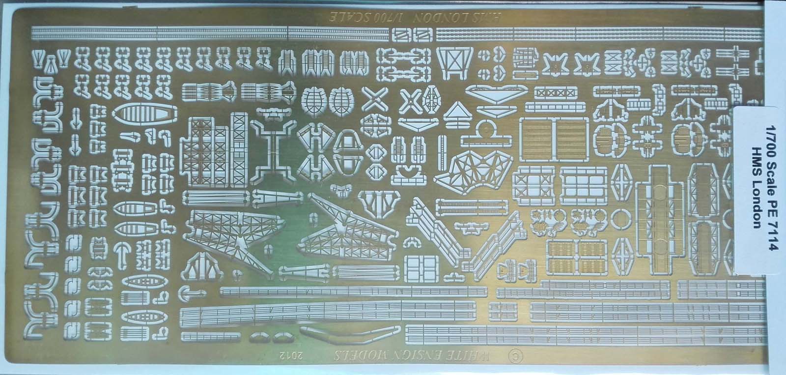 1/700 HMS London Class Cruisers Detail Up Etching Parts - Click Image to Close