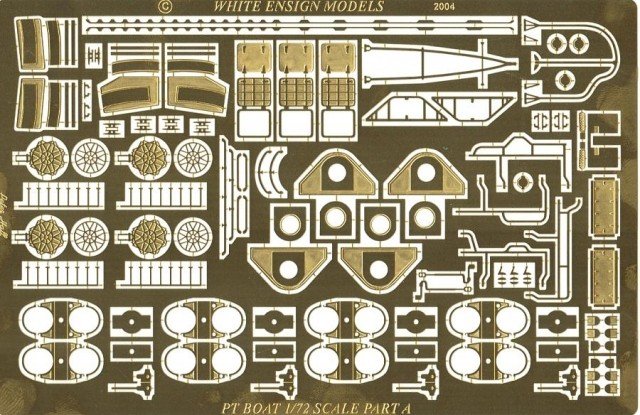 1/72 PT-109 Detail Up Etching Parts for Revell - Click Image to Close