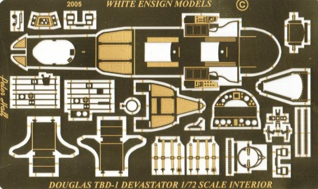 1/72 Douglas Devastator Cockpit Detail Up - Click Image to Close