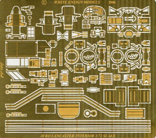 1/72 Avro Lancaster Interior Detail for Airfix/Revell/Hasegawa - Click Image to Close