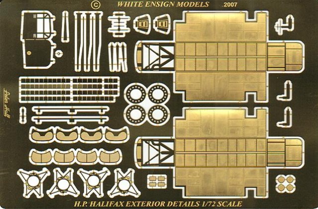 1/72 Handley Page Halifax Exterior Detail Up - Click Image to Close