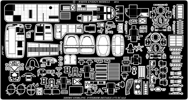 1/72 Short Stirling Interior Detail Up - Click Image to Close