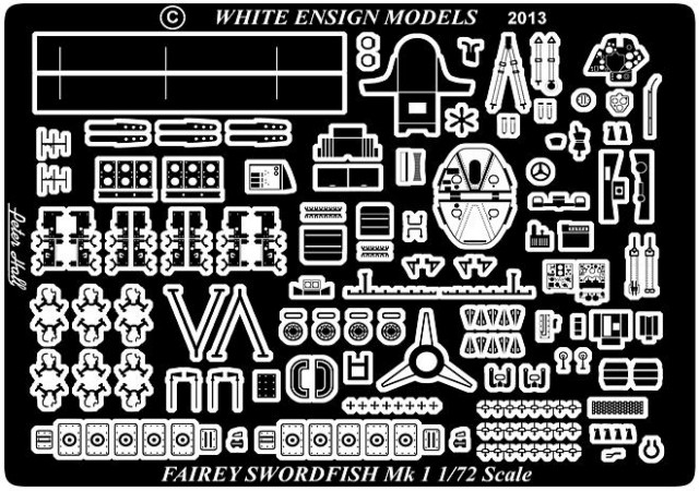 1/72 Fairey Swordfish Detail Up for Airfix - Click Image to Close