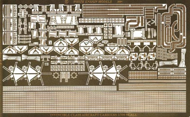 1/700 Invincible Class Super Set Detail Up Etching Parts - Click Image to Close