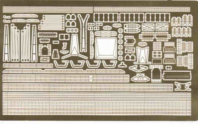 1/700 German Pocket Battleship Detail Up Etching Parts - Click Image to Close