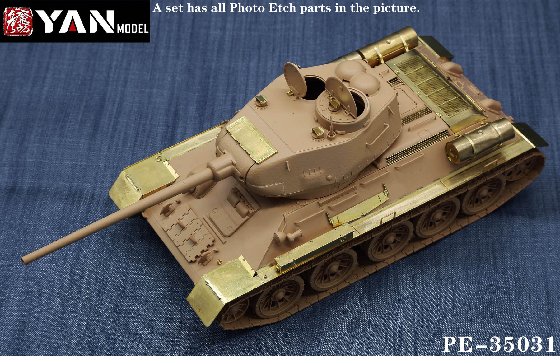 1/35 T-34/85 Detail Up Set for Rye Field Model - Click Image to Close