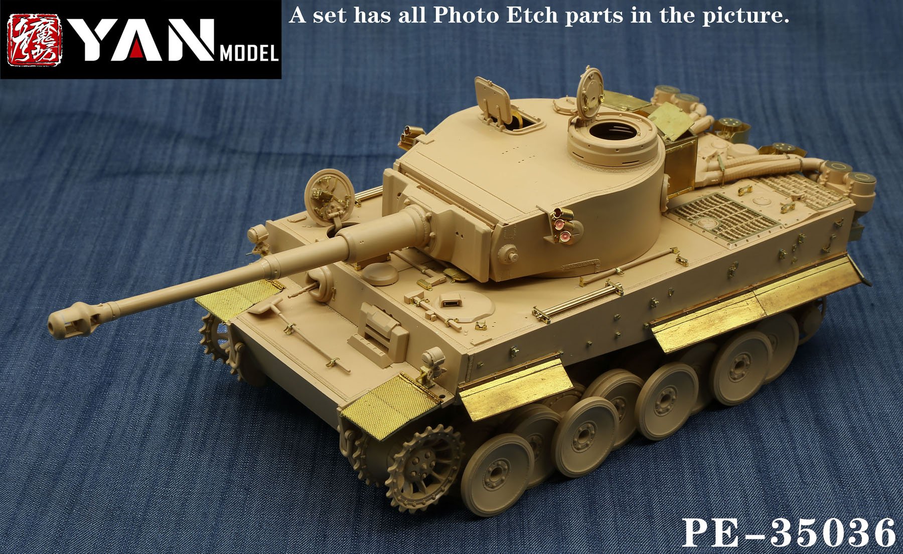 1/35 Tiger I Early Detail Up Set for Rye Field Model 5001/5050 - Click Image to Close