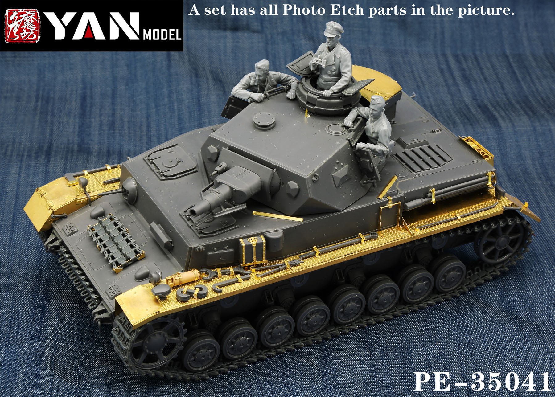 1/35 Pz.Kpfw.IV Ausf.F Detail Up Set for Tamiya 35374 - Click Image to Close