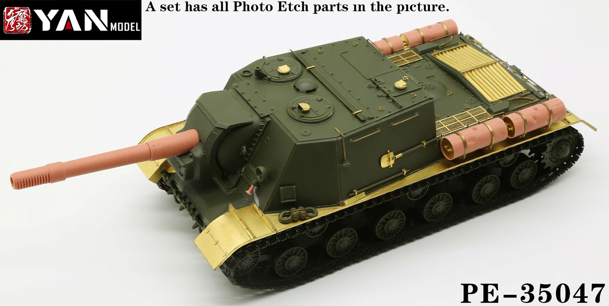 1/35 Russian JSU-152 Heavy SPG Detail Up Set for Tamiya 35303 - Click Image to Close